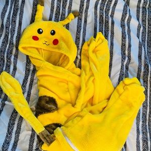 Toddler pikachu costume
